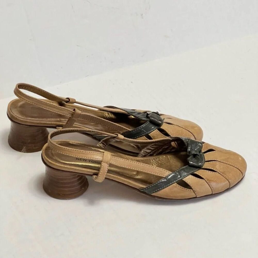 Marithe-francois-girbaud Women's Tan and Cream Courts